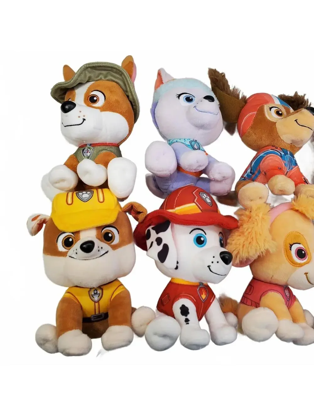 Paw Patrol Plush Toy Lot Skye Everest Rubble Chase Marshall 8